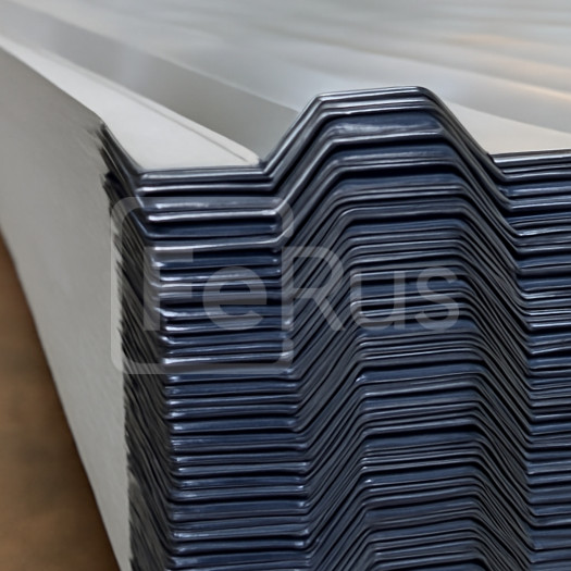 Профиль листовой оцинкованный г/к 0,5х600х1400 мм Ст2кп ГОСТ 9234-74