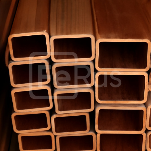 Труба профильная медная 4x10x1x1 мм М0б ГОСТ 16774-2015